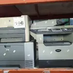 LOTE 106 - 03 IMPRESSORAS SENDO 01 MULTIFUNCIONAL BROTHER MFC 8860DN. (NO ESTADO) ATENÇÃO! FAZER A VISITAÇÃO ANTES DE ARREMATAR, NÃO SABEMOS SE FUNCIONA. LEILÃO NÃO TEM GARANTIA E NEM DEVOLUÇÃO, SUJEITO A POSSÍVEIS AVARIAS VISÍVEIS/OCULTAS E/OU AUSÊNCIA DE COMPONENTES.