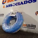 LOTE 395 - 01 ROLO DE CABO FLEXÍVEL 100M 1X10MM NA COR AZUL. (NOVO). (NO ESTADO) ATENÇÃO! FAZER A VISITAÇÃO ANTES DE ARREMATAR, NÃO SABEMOS SE FUNCIONA. LEILÃO NÃO TEM GARANTIA E NEM DEVOLUÇÃO, SUJEITO A POSSÍVEIS AVARIAS VISÍVEIS/OCULTAS E/OU AUSÊNCIA DE COMPONENTES.