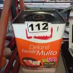 LOTE 112 - 01 LATA DE TINTA IQUINE DELANIL RENDE MUITO 18L BASE “C”. (NO ESTADO) ATENÇÃO! FAZER A VISITAÇÃO ANTES DE ARREMATAR, NÃO SABEMOS SE FUNCIONA. LEILÃO NÃO TEM GARANTIA E NEM DEVOLUÇÃO, SUJEITO A POSSÍVEIS AVARIAS VISÍVEIS/OCULTAS E/OU AUSÊNCIA DE COMPONENTES.