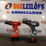 LOTE 362 - 02 PARAFUSADEIRA MARCAS E MODELOS DIVERSOS. (NO ESTADO) ATENÇÃO! FAZER A VISITAÇÃO ANTES DE ARREMATAR, NÃO SABEMOS SE FUNCIONA. LEILÃO NÃO TEM GARANTIA E NEM DEVOLUÇÃO, SUJEITO A POSSÍVEIS AVARIAS VISÍVEIS/OCULTAS E/OU AUSÊNCIA DE COMPONENTES.