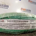 LOTE 245 - 01 ROLO DE CABO FLEXÍVEL 100M 1X10MM NA COR VERDE(NOVO). (NO ESTADO) ATENÇÃO! FAZER A VISITAÇÃO ANTES DE ARREMATAR, NÃO SABEMOS SE FUNCIONA. LEILÃO NÃO TEM GARANTIA E NEM DEVOLUÇÃO, SUJEITO A POSSÍVEIS AVARIAS VISÍVEIS/OCULTAS E/OU AUSÊNCIA DE COMPONENTES.