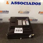 LOTE 322 - 01 CAIXA REGISTRADORA. (NO ESTADO) ATENÇÃO! FAZER A VISITAÇÃO ANTES DE ARREMATAR, NÃO SABEMOS SE FUNCIONA. LEILÃO NÃO TEM GARANTIA E NEM DEVOLUÇÃO, SUJEITO A POSSÍVEIS AVARIAS VISÍVEIS/OCULTAS E/OU AUSÊNCIA DE COMPONENTES.
