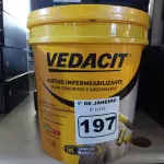 LOTE 197 - 01 BALDE DE VEDACIT, ADITIVO IMPERMEABILIZANTE PARA CONCRETO E ARGAMASSA 18L. (NO ESTADO) ATENÇÃO! FAZER A VISITAÇÃO ANTES DE ARREMATAR, NÃO SABEMOS SE FUNCIONA. LEILÃO NÃO TEM GARANTIA E NEM DEVOLUÇÃO, SUJEITO A POSSÍVEIS AVARIAS VISÍVEIS/OCULTAS E/OU AUSÊNCIA DE COMPONENTES.