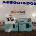 LOTE 338 - 02 ADAPTADORES WIRELESS TPLINK. (NO ESTADO) ATENÇÃO! FAZER A VISITAÇÃO ANTES DE ARREMATAR, NÃO SABEMOS SE FUNCIONA. LEILÃO NÃO TEM GARANTIA E NEM DEVOLUÇÃO, SUJEITO A POSSÍVEIS AVARIAS VISÍVEIS/OCULTAS E/OU AUSÊNCIA DE COMPONENTES.