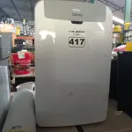 LOTE 417 - 01 AR CONDICIONADO PORTÁTIL MARCA CÔNSUL 220V. (NO ESTADO) ATENÇÃO! FAZER A VISITAÇÃO ANTES DE ARREMATAR, NÃO SABEMOS SE FUNCIONA. LEILÃO NÃO TEM GARANTIA E NEM DEVOLUÇÃO, SUJEITO A POSSÍVEIS AVARIAS VISÍVEIS/OCULTAS E/OU AUSÊNCIA DE COMPONENTES.