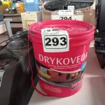 LOTE 293 - 01 BALDE DE DRYKOVEDA, ADITIVO IMPERMEABILIZANTE PARA ARGAMASSA E CONCRETO. (NO ESTADO) ATENÇÃO! FAZER A VISITAÇÃO ANTES DE ARREMATAR, NÃO SABEMOS SE FUNCIONA. LEILÃO NÃO TEM GARANTIA E NEM DEVOLUÇÃO, SUJEITO A POSSÍVEIS AVARIAS VISÍVEIS/OCULTAS E/OU AUSÊNCIA DE COMPONENTES.