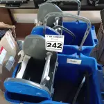 LOTE 242 - 02 CARRINHOS DE LIMPEZA. (NO ESTADO) ATENÇÃO! FAZER A VISITAÇÃO ANTES DE ARREMATAR, NÃO SABEMOS SE FUNCIONA. LEILÃO NÃO TEM GARANTIA E NEM DEVOLUÇÃO, SUJEITO A POSSÍVEIS AVARIAS VISÍVEIS/OCULTAS E/OU AUSÊNCIA DE COMPONENTES.