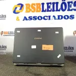 LOTE 354 - 01 NOTEBOOK MARCA COMPAC. (NO ESTADO) ATENÇÃO! FAZER A VISITAÇÃO ANTES DE ARREMATAR, NÃO SABEMOS SE FUNCIONA. LEILÃO NÃO TEM GARANTIA E NEM DEVOLUÇÃO, SUJEITO A POSSÍVEIS AVARIAS VISÍVEIS/OCULTAS E/OU AUSÊNCIA DE COMPONENTES.