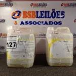 LOTE 127 - 20 LITROS DE DESINFETANTE HOSPITALAR PARA SUPERFÍCIES FIXAS E ARTIGOS NÃO CRÍTICOS. (NO ESTADO) ATENÇÃO! FAZER A VISITAÇÃO ANTES DE ARREMATAR, NÃO SABEMOS SE FUNCIONA. LEILÃO NÃO TEM GARANTIA E NEM DEVOLUÇÃO, SUJEITO A POSSÍVEIS AVARIAS VISÍVEIS/OCULTAS E/OU AUSÊNCIA DE COMPONENTES.