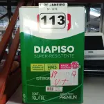 LOTE 113 - 01 LATA DE TINTA IQUINE DIAPISO SUPER RESISTENTE 18L NA COR VERMELHA. (NO ESTADO) ATENÇÃO! FAZER A VISITAÇÃO ANTES DE ARREMATAR, NÃO SABEMOS SE FUNCIONA. LEILÃO NÃO TEM GARANTIA E NEM DEVOLUÇÃO, SUJEITO A POSSÍVEIS AVARIAS VISÍVEIS/OCULTAS E/OU AUSÊNCIA DE COMPONENTES.