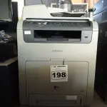 LOTE 198 - 01 IMPRESSORA MULTIFUNCIONAL MARCA SAMSUNG MODELO CLX-6250FX. (NO ESTADO) ATENÇÃO! FAZER A VISITAÇÃO ANTES DE ARREMATAR, NÃO SABEMOS SE FUNCIONA. LEILÃO NÃO TEM GARANTIA E NEM DEVOLUÇÃO, SUJEITO A POSSÍVEIS AVARIAS VISÍVEIS/OCULTAS E/OU AUSÊNCIA DE COMPONENTES.