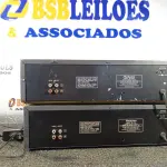 LOTE 202 - 02 ESTÉREOS CASSETTE DECK TECHNICS. (NO ESTADO) ATENÇÃO! FAZER A VISITAÇÃO ANTES DE ARREMATAR, NÃO SABEMOS SE FUNCIONA. LEILÃO NÃO TEM GARANTIA E NEM DEVOLUÇÃO, SUJEITO A POSSÍVEIS AVARIAS VISÍVEIS/OCULTAS E/OU AUSÊNCIA DE COMPONENTES.