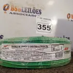 LOTE 355 - 01 ROLO DE CABO FLEXÍVEL 100M 1X2,5MM NA COR BRANCA. (NOVO). (NO ESTADO) ATENÇÃO! FAZER A VISITAÇÃO ANTES DE ARREMATAR, NÃO SABEMOS SE FUNCIONA. LEILÃO NÃO TEM GARANTIA E NEM DEVOLUÇÃO, SUJEITO A POSSÍVEIS AVARIAS VISÍVEIS/OCULTAS E/OU AUSÊNCIA DE COMPONENTES.