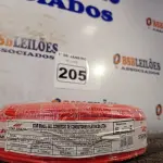 LOTE 205 - 01 ROLO DE CABO FLEXÍVEL 100M 1X4MM NA COR VERMELHA(NOVO). (NO ESTADO) ATENÇÃO! FAZER A VISITAÇÃO ANTES DE ARREMATAR, NÃO SABEMOS SE FUNCIONA. LEILÃO NÃO TEM GARANTIA E NEM DEVOLUÇÃO, SUJEITO A POSSÍVEIS AVARIAS VISÍVEIS/OCULTAS E/OU AUSÊNCIA DE COMPONENTES.