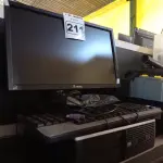 LOTE 211 - 01 CPU, 01 MONITOR, 01 TECLADO E 01 MOUSE. (NO ESTADO) ATENÇÃO! FAZER A VISITAÇÃO ANTES DE ARREMATAR, NÃO SABEMOS SE FUNCIONA. LEILÃO NÃO TEM GARANTIA E NEM DEVOLUÇÃO, SUJEITO A POSSÍVEIS AVARIAS VISÍVEIS/OCULTAS E/OU AUSÊNCIA DE COMPONENTES.