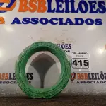 LOTE 415 - 01 ROLO DE CABO FLEXÍVEL 100M 1X2,2MM NA COR VERDE. (NOVO). (NO ESTADO) ATENÇÃO! FAZER A VISITAÇÃO ANTES DE ARREMATAR, NÃO SABEMOS SE FUNCIONA. LEILÃO NÃO TEM GARANTIA E NEM DEVOLUÇÃO, SUJEITO A POSSÍVEIS AVARIAS VISÍVEIS/OCULTAS E/OU AUSÊNCIA DE COMPONENTES.