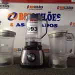 LOTE 093 - 02 COPOS E 01 LIQUIDIFICADOR MARCAS E MODELOS DIVERSOS. (NO ESTADO) ATENÇÃO! FAZER A VISITAÇÃO ANTES DE ARREMATAR, NÃO SABEMOS SE FUNCIONA. LEILÃO NÃO TEM GARANTIA E NEM DEVOLUÇÃO, SUJEITO A POSSÍVEIS AVARIAS VISÍVEIS/OCULTAS E/OU AUSÊNCIA DE COMPONENTES.