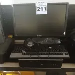 LOTE 211 - 01 CPU, 01 MONITOR, 01 TECLADO E 01 MOUSE. (NO ESTADO) ATENÇÃO! FAZER A VISITAÇÃO ANTES DE ARREMATAR, NÃO SABEMOS SE FUNCIONA. LEILÃO NÃO TEM GARANTIA E NEM DEVOLUÇÃO, SUJEITO A POSSÍVEIS AVARIAS VISÍVEIS/OCULTAS E/OU AUSÊNCIA DE COMPONENTES.