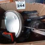 LOTE 244 - 01 ROBÔ ASPIRADOR E VÁRIOS ACESSÓRIOS PRA ASPIRADORES MARCAS E MODELOS DIVERSOS. (NO ESTADO) ATENÇÃO! FAZER A VISITAÇÃO ANTES DE ARREMATAR, NÃO SABEMOS SE FUNCIONA. LEILÃO NÃO TEM GARANTIA E NEM DEVOLUÇÃO, SUJEITO A POSSÍVEIS AVARIAS VISÍVEIS/OCULTAS E/OU AUSÊNCIA DE COMPONENTES.
