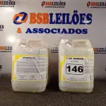 LOTE 146 - 20 LITROS DE DESINFETANTE HOSPITALAR PARA SUPERFÍCIES FIXAS E ARTIGOS NÃO CRÍTICOS. (NO ESTADO) ATENÇÃO! FAZER A VISITAÇÃO ANTES DE ARREMATAR, NÃO SABEMOS SE FUNCIONA. LEILÃO NÃO TEM GARANTIA E NEM DEVOLUÇÃO, SUJEITO A POSSÍVEIS AVARIAS VISÍVEIS/OCULTAS E/OU AUSÊNCIA DE COMPONENTES.