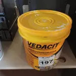 LOTE 197 - 01 BALDE DE VEDACIT, ADITIVO IMPERMEABILIZANTE PARA CONCRETO E ARGAMASSA 18L. (NO ESTADO) ATENÇÃO! FAZER A VISITAÇÃO ANTES DE ARREMATAR, NÃO SABEMOS SE FUNCIONA. LEILÃO NÃO TEM GARANTIA E NEM DEVOLUÇÃO, SUJEITO A POSSÍVEIS AVARIAS VISÍVEIS/OCULTAS E/OU AUSÊNCIA DE COMPONENTES.