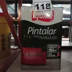 LOTE 118 - 01 LATA DE TINTA IQUINE PINTALAR FOSCO-AVELUDADO 18L NA COR PALHA. (NO ESTADO) ATENÇÃO! FAZER A VISITAÇÃO ANTES DE ARREMATAR, NÃO SABEMOS SE FUNCIONA. LEILÃO NÃO TEM GARANTIA E NEM DEVOLUÇÃO, SUJEITO A POSSÍVEIS AVARIAS VISÍVEIS/OCULTAS E/OU AUSÊNCIA DE COMPONENTES.