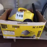 LOTE 149 - 01 LAVADORA DE ALTA PRESSÃO MARCA KARCHER 220V. (NO ESTADO) ATENÇÃO! FAZER A VISITAÇÃO ANTES DE ARREMATAR, NÃO SABEMOS SE FUNCIONA. LEILÃO NÃO TEM GARANTIA E NEM DEVOLUÇÃO, SUJEITO A POSSÍVEIS AVARIAS VISÍVEIS/OCULTAS E/OU AUSÊNCIA DE COMPONENTES.