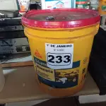 LOTE 233 - 01 BALDE DE SIKANOL ALVENARIA, ADITIVO PLASTIFICANTE PARA ARGAMASSA DE ASSENTAMENTO E REBOCO 18L. (NO ESTADO) ATENÇÃO! FAZER A VISITAÇÃO ANTES DE ARREMATAR, NÃO SABEMOS SE FUNCIONA. LEILÃO NÃO TEM GARANTIA E NEM DEVOLUÇÃO, SUJEITO A POSSÍVEIS AVARIAS VISÍVEIS/OCULTAS E/OU AUSÊNCIA DE COMPONENTES.