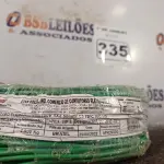 LOTE 335 - 01 ROLO DE CABO FLEXÍVEL 100M 1X2,5MM NA COR VERDE. (NOVO). (NO ESTADO) ATENÇÃO! FAZER A VISITAÇÃO ANTES DE ARREMATAR, NÃO SABEMOS SE FUNCIONA. LEILÃO NÃO TEM GARANTIA E NEM DEVOLUÇÃO, SUJEITO A POSSÍVEIS AVARIAS VISÍVEIS/OCULTAS E/OU AUSÊNCIA DE COMPONENTES.