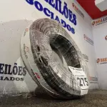 LOTE 275 - 01 ROLO DE CABO FLEXÍVEL 100M 1X10MM NA COR PRETA. (NOVO). (NO ESTADO) ATENÇÃO! FAZER A VISITAÇÃO ANTES DE ARREMATAR, NÃO SABEMOS SE FUNCIONA. LEILÃO NÃO TEM GARANTIA E NEM DEVOLUÇÃO, SUJEITO A POSSÍVEIS AVARIAS VISÍVEIS/OCULTAS E/OU AUSÊNCIA DE COMPONENTES.
