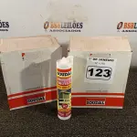LOTE 123 - 24 TUBOS DE SILICONE NEUTRO PARA CONSTRUÇÃO 340G. (NO ESTADO) ATENÇÃO! FAZER A VISITAÇÃO ANTES DE ARREMATAR, NÃO SABEMOS SE FUNCIONA. LEILÃO NÃO TEM GARANTIA E NEM DEVOLUÇÃO, SUJEITO A POSSÍVEIS AVARIAS VISÍVEIS/OCULTAS E/OU AUSÊNCIA DE COMPONENTES.