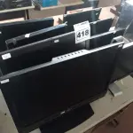 LOTE 418 - 08 MONITORES MARCAS E MODELOS DIVERSOS PARA RETIRADA DE PEÇAS. (NO ESTADO) ATENÇÃO! FAZER A VISITAÇÃO ANTES DE ARREMATAR, NÃO SABEMOS SE FUNCIONA. LEILÃO NÃO TEM GARANTIA E NEM DEVOLUÇÃO, SUJEITO A POSSÍVEIS AVARIAS VISÍVEIS/OCULTAS E/OU AUSÊNCIA DE COMPONENTES.