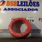 LOTE 175 - 01 ROLO DE CABO FLEXÍVEL 100M 1X4MM NA COR VERMELHA(NOVO). (NO ESTADO) ATENÇÃO! FAZER A VISITAÇÃO ANTES DE ARREMATAR, NÃO SABEMOS SE FUNCIONA. LEILÃO NÃO TEM GARANTIA E NEM DEVOLUÇÃO, SUJEITO A POSSÍVEIS AVARIAS VISÍVEIS/OCULTAS E/OU AUSÊNCIA DE COMPONENTES.
