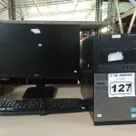 LOTE 127 - 01 CPU, 01 TECLADO E 01 MONITOR. (NO ESTADO) ATENÇÃO! FAZER A VISITAÇÃO ANTES DE ARREMATAR, NÃO SABEMOS SE FUNCIONA. LEILÃO NÃO TEM GARANTIA E NEM DEVOLUÇÃO, SUJEITO A POSSÍVEIS AVARIAS VISÍVEIS/OCULTAS E/OU AUSÊNCIA DE COMPONENTES.