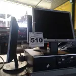 LOTE 510 - 01 CPU E 03 MONITORES MARCAS E MODELOS DIVERSOS. (NO ESTADO) ATENÇÃO! FAZER A VISITAÇÃO ANTES DE ARREMATAR, NÃO SABEMOS SE FUNCIONA. LEILÃO NÃO TEM GARANTIA E NEM DEVOLUÇÃO, SUJEITO A POSSÍVEIS AVARIAS VISÍVEIS/OCULTAS E/OU AUSÊNCIA DE COMPONENTES.