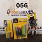 LOTE 056 - 01 ALICATE BOMBA D’AGUA E 01 KIT DE CHAVES DE PRECISÃO. (NO ESTADO) ATENÇÃO! FAZER A VISITAÇÃO ANTES DE ARREMATAR, NÃO SABEMOS SE FUNCIONA. LEILÃO NÃO TEM GARANTIA E NEM DEVOLUÇÃO, SUJEITO A POSSÍVEIS AVARIAS VISÍVEIS/OCULTAS E/OU AUSÊNCIA DE COMPONENTES.