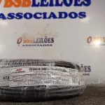 LOTE 150 - 01 ROLO DE CABO FLEXÍVEL 100M 1X10MM NA COR PRETA(NOVO). (NO ESTADO) ATENÇÃO! FAZER A VISITAÇÃO ANTES DE ARREMATAR, NÃO SABEMOS SE FUNCIONA. LEILÃO NÃO TEM GARANTIA E NEM DEVOLUÇÃO, SUJEITO A POSSÍVEIS AVARIAS VISÍVEIS/OCULTAS E/OU AUSÊNCIA DE COMPONENTES.