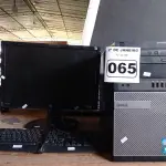 LOTE 065 - 01 CPU, 01 TECLADO E 01 MONITOR. (NO ESTADO) ATENÇÃO! FAZER A VISITAÇÃO ANTES DE ARREMATAR, NÃO SABEMOS SE FUNCIONA. LEILÃO NÃO TEM GARANTIA E NEM DEVOLUÇÃO, SUJEITO A POSSÍVEIS AVARIAS VISÍVEIS/OCULTAS E/OU AUSÊNCIA DE COMPONENTES.