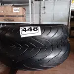 LOTE 448 - 02 PNEUS DE MOTO 120/70/15, 150/60/17. (NO ESTADO) ATENÇÃO! FAZER A VISITAÇÃO ANTES DE ARREMATAR, NÃO SABEMOS SE FUNCIONA. LEILÃO NÃO TEM GARANTIA E NEM DEVOLUÇÃO, SUJEITO A POSSÍVEIS AVARIAS VISÍVEIS/OCULTAS E/OU AUSÊNCIA DE COMPONENTES.