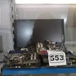 LOTE 553 - 02 MONITORES E 05 PLACAS MÃE MARCAS E MODELOS DIVERSOS. (NO ESTADO) ATENÇÃO! FAZER A VISITAÇÃO ANTES DE ARREMATAR, NÃO SABEMOS SE FUNCIONA. LEILÃO NÃO TEM GARANTIA E NEM DEVOLUÇÃO, SUJEITO A POSSÍVEIS AVARIAS VISÍVEIS/OCULTAS E/OU AUSÊNCIA DE COMPONENTES.