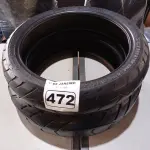 LOTE 472 - 02 PNEUS DE MOTO 120/70/17, 170/60/17. (NO ESTADO) ATENÇÃO! FAZER A VISITAÇÃO ANTES DE ARREMATAR, NÃO SABEMOS SE FUNCIONA. LEILÃO NÃO TEM GARANTIA E NEM DEVOLUÇÃO, SUJEITO A POSSÍVEIS AVARIAS VISÍVEIS/OCULTAS E/OU AUSÊNCIA DE COMPONENTES.