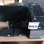 LOTE 065 - 01 CPU, 01 TECLADO E 01 MONITOR. (NO ESTADO) ATENÇÃO! FAZER A VISITAÇÃO ANTES DE ARREMATAR, NÃO SABEMOS SE FUNCIONA. LEILÃO NÃO TEM GARANTIA E NEM DEVOLUÇÃO, SUJEITO A POSSÍVEIS AVARIAS VISÍVEIS/OCULTAS E/OU AUSÊNCIA DE COMPONENTES.