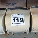 LOTE 119 - 03 IMPRESSORAS DE ETIQUETAS. (NO ESTADO) ATENÇÃO! FAZER A VISITAÇÃO ANTES DE ARREMATAR, NÃO SABEMOS SE FUNCIONA. LEILÃO NÃO TEM GARANTIA E NEM DEVOLUÇÃO, SUJEITO A POSSÍVEIS AVARIAS VISÍVEIS/OCULTAS E/OU AUSÊNCIA DE COMPONENTES.