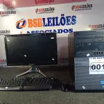 LOTE 001 - 01 COMPUTADOR CORE I3 DE 6GB MARCA DELL. (NO ESTADO) ATENÇÃO! FAZER A VISITAÇÃO ANTES DE ARREMATAR, NÃO SABEMOS SE FUNCIONA. LEILÃO NÃO TEM GARANTIA E NEM DEVOLUÇÃO, SUJEITO A POSSÍVEIS AVARIAS VISÍVEIS/OCULTAS E/OU AUSÊNCIA DE COMPONENTES.