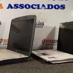 LOTE 508 - 02 NOTEBOOKS MARCAS E MODELOS DIVERSOS. (NO ESTADO) ATENÇÃO! FAZER A VISITAÇÃO ANTES DE ARREMATAR, NÃO SABEMOS SE FUNCIONA. LEILÃO NÃO TEM GARANTIA E NEM DEVOLUÇÃO, SUJEITO A POSSÍVEIS AVARIAS VISÍVEIS/OCULTAS E/OU AUSÊNCIA DE COMPONENTES.