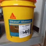 LOTE 049 - 01 BALDE DE SIKANOL ALVENARIA, ADITIVO PLASTIFICANTE PARA ARGAMASSA DE ASSENTAMENTO E REBOCO 18L. (NO ESTADO) ATENÇÃO! FAZER A VISITAÇÃO ANTES DE ARREMATAR, NÃO SABEMOS SE FUNCIONA. LEILÃO NÃO TEM GARANTIA E NEM DEVOLUÇÃO, SUJEITO A POSSÍVEIS AVARIAS VISÍVEIS/OCULTAS E/OU AUSÊNCIA DE COMPONENTES.