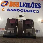 LOTE 094 - 02 RELÓGIOS DE PONTO ELETRÔNICO. (NO ESTADO) ATENÇÃO! FAZER A VISITAÇÃO ANTES DE ARREMATAR, NÃO SABEMOS SE FUNCIONA. LEILÃO NÃO TEM GARANTIA E NEM DEVOLUÇÃO, SUJEITO A POSSÍVEIS AVARIAS VISÍVEIS/OCULTAS E/OU AUSÊNCIA DE COMPONENTES.