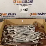 LOTE 110 - 01 LOTE COM VÁRIOS ESTICADORES PARA CABO DO AÇO. (NO ESTADO) ATENÇÃO! FAZER A VISITAÇÃO ANTES DE ARREMATAR, NÃO SABEMOS SE FUNCIONA. LEILÃO NÃO TEM GARANTIA E NEM DEVOLUÇÃO, SUJEITO A POSSÍVEIS AVARIAS VISÍVEIS/OCULTAS E/OU AUSÊNCIA DE COMPONENTES.