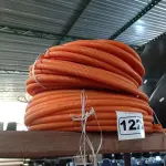 LOTE 122 - 02 ROLOS DE MANGUEIRA CORRUGADA CONDUITE NA COR LARANJA. (NO ESTADO) ATENÇÃO! FAZER A VISITAÇÃO ANTES DE ARREMATAR, NÃO SABEMOS SE FUNCIONA. LEILÃO NÃO TEM GARANTIA E NEM DEVOLUÇÃO, SUJEITO A POSSÍVEIS AVARIAS VISÍVEIS/OCULTAS E/OU AUSÊNCIA DE COMPONENTES.