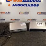 LOTE 138 - 02 SCANNERS MARCA FUJITSU COM FONTE. (NO ESTADO) ATENÇÃO! FAZER A VISITAÇÃO ANTES DE ARREMATAR, NÃO SABEMOS SE FUNCIONA. LEILÃO NÃO TEM GARANTIA E NEM DEVOLUÇÃO, SUJEITO A POSSÍVEIS AVARIAS VISÍVEIS/OCULTAS E/OU AUSÊNCIA DE COMPONENTES.